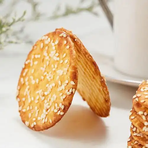 三牛白玉鲜切片饼干 网红早餐休闲零食 内含独立小包装 白玉鲜切片