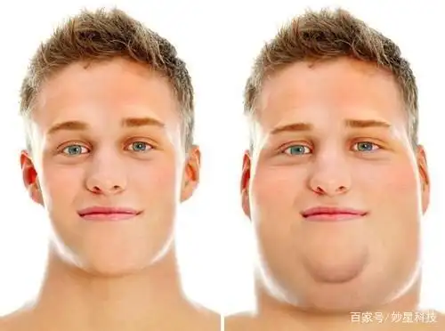 胖瘦对比
