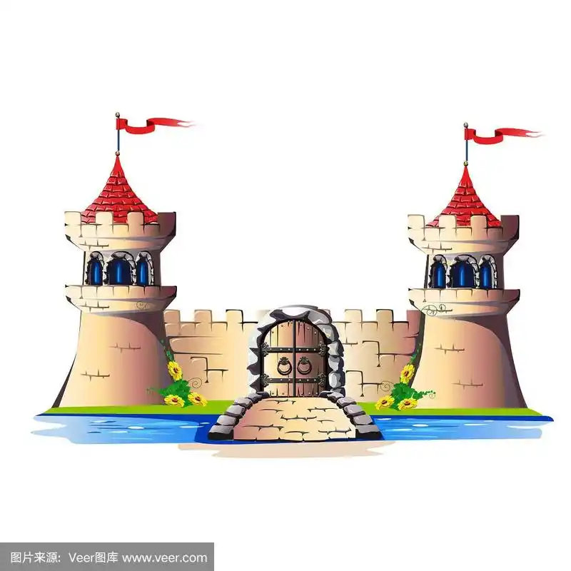 大门,童话故事,石头,城堡,塔