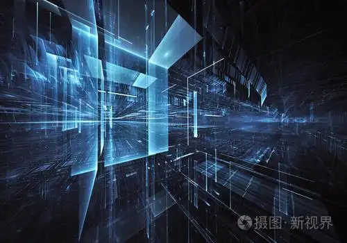 高科技或虚拟现实概念.