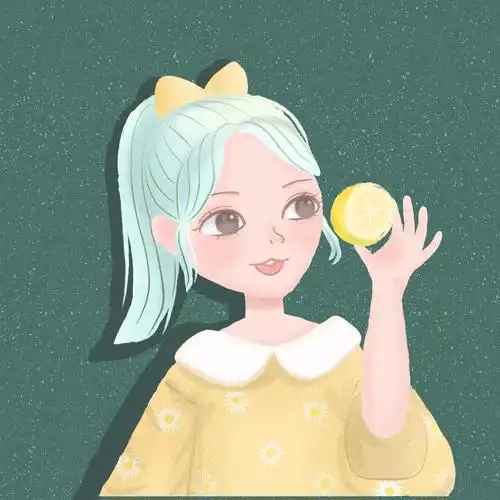 【自绘插画系列】水果女孩之柠檬girl