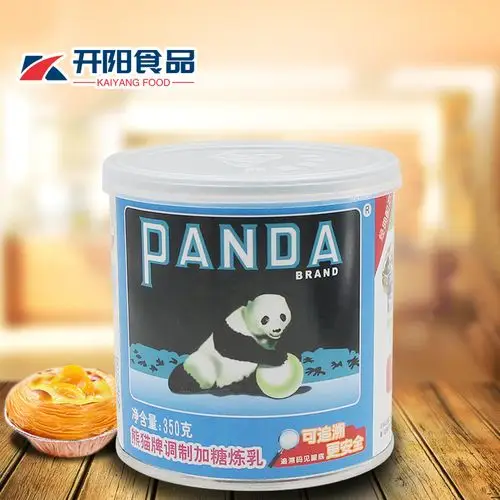 熊猫牌炼乳甜炼乳 熊猫炼乳350g*48罐咖啡炼奶整箱