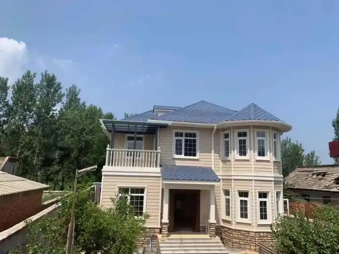 河南农村自建别墅实拍,再配上庭院,真的让人羡慕!_手机搜狐网