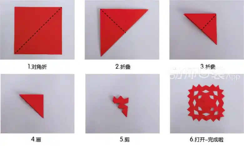 【丰幼·网络保教】中班学习板块:艺术领域《剪窗花》