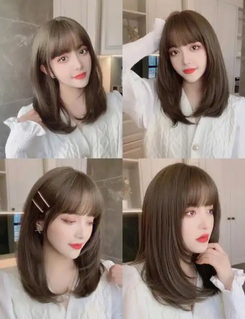 2021最火发型~无需打理瘦脸減龄的锁骨发型谁剪谁好看的初恋头发型