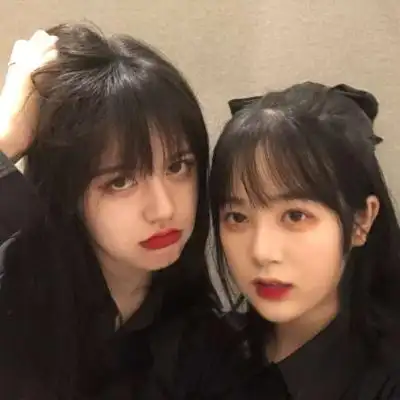 暗黑风闺蜜头像