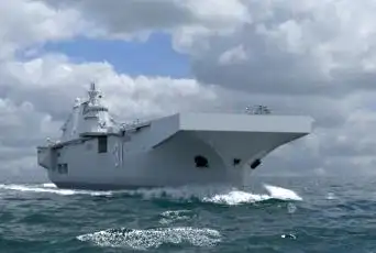 两栖攻击舰31号海南舰在大海航行视频素材