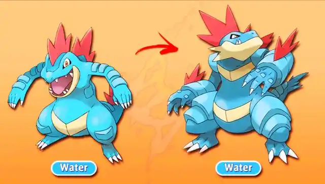 精灵宝可梦:如果御三家也能mega进化,火暴兽超帅,大竺葵很可爱