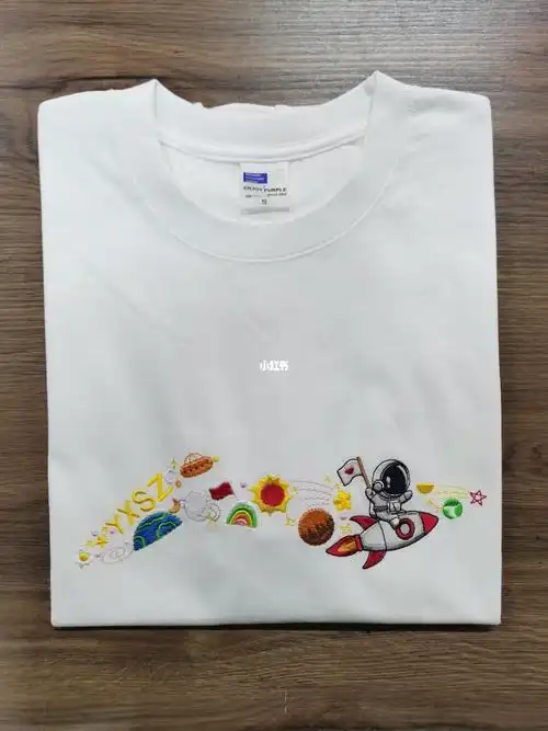 国潮创意李宁刺绣定制宇航员系列可来图