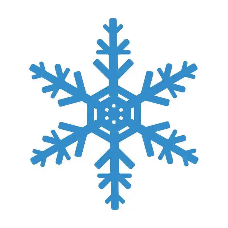 雪花飞扬,孤立的白色背景上的雪花.矢量图.