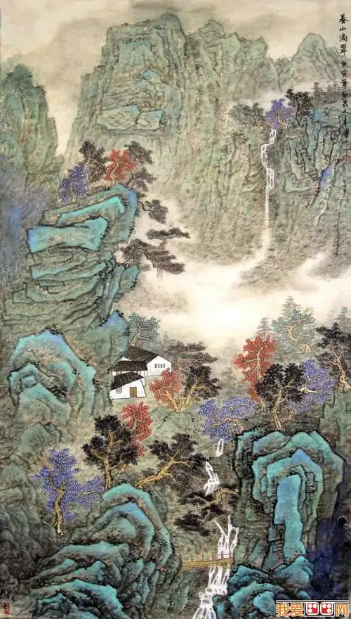 张冬青作品欣赏_中国名画_百科_我爱画画网_一个免费学画画的网站