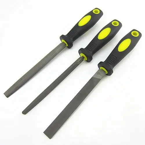 威特力锉刀 钳工工具中齿钢锉刀 扁锉圆锉半圆锉方锉三角锉子