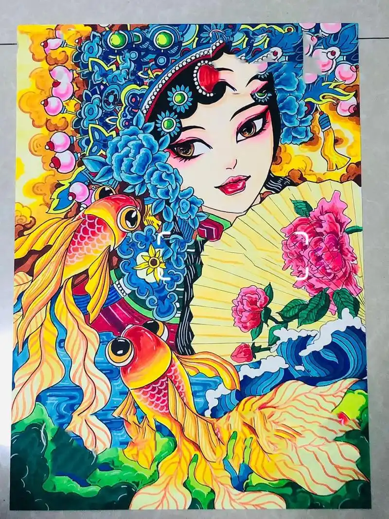 国粹京剧绘画 国风京剧文化传承