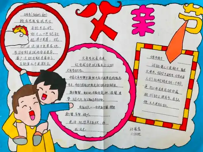 小学父亲节手抄报大全