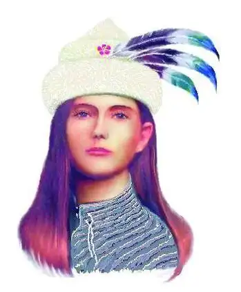 楼兰女尸复原相貌图