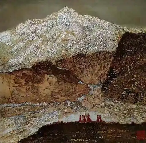 靳震龙漆画作品欣赏