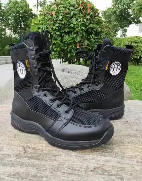 警用超轻户外作战靴-夏季网款