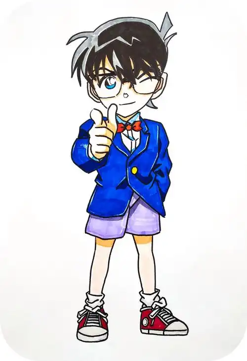 柯南的个性画法(附作画步骤)