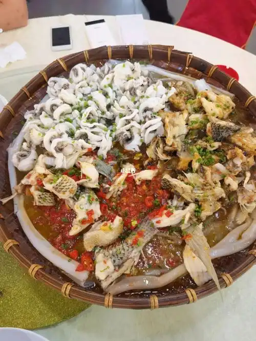 广东美食一鱼三吃渔福的脆脘