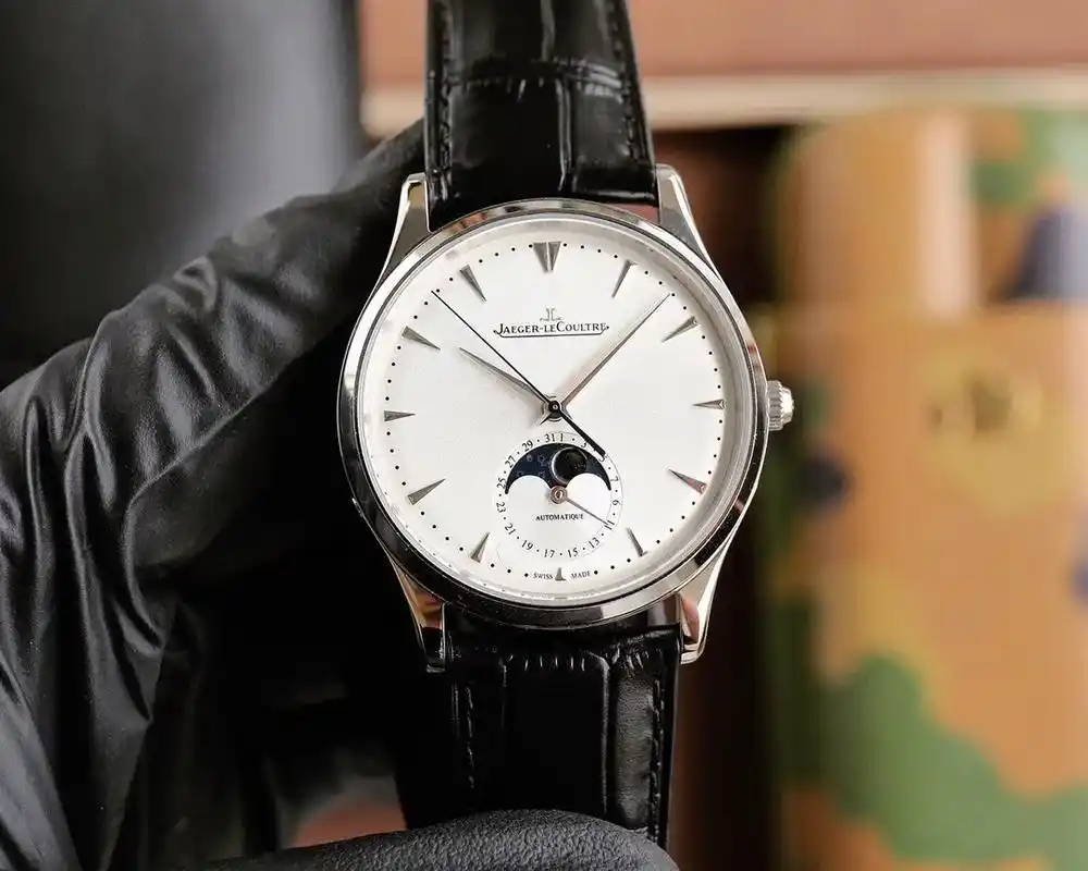 积家月相大师系列正装男表.(表壳直径39mm,厚度9.9mm - 抖音