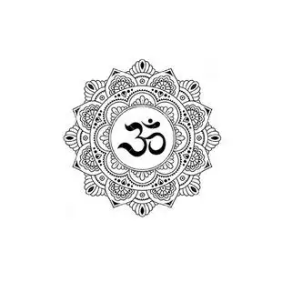 创意瑜伽馆装饰画曼陀罗梵文om符号阿斯汤伽哈他印度养生馆挂画图售价