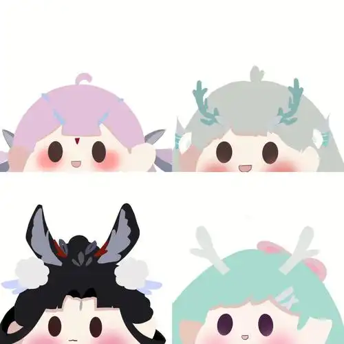 可爱头像多人头像开黑小头像