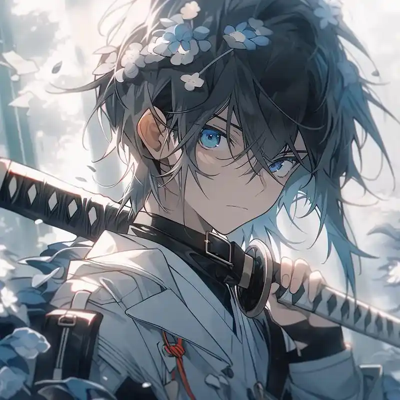 持剑男头.#动漫男头 #二次元 #优质头像 #二次元头像 - 抖音