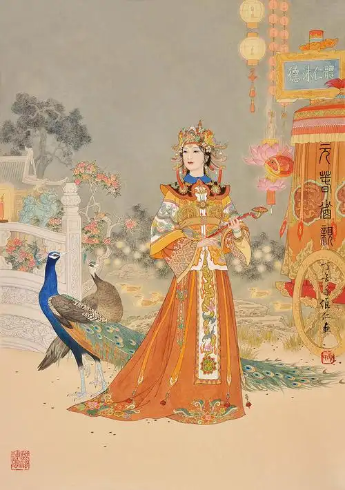 《毫端佳丽项维仁工笔人物画新作集锦 项维仁工笔人物画线描仕女画集