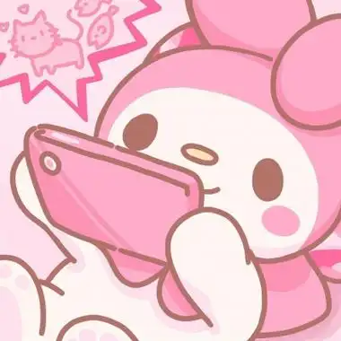 高清超萌可爱的粉色melody美乐蒂头像图片