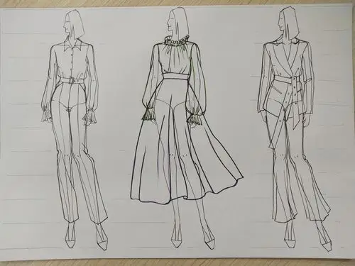 人体比例细节部位练习!-服装画/服装设计手稿 - 穿针引线服装论坛