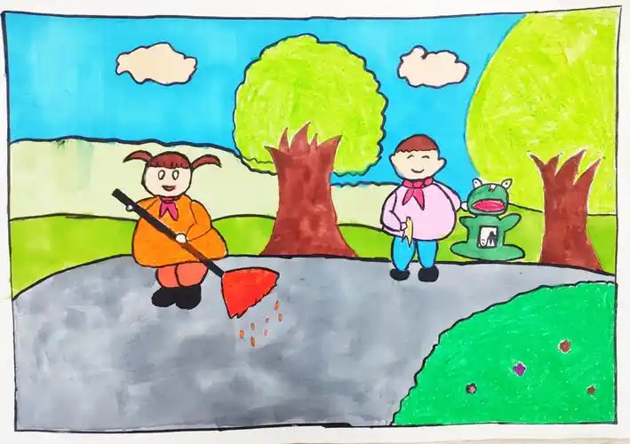 画一幅儿时记忆