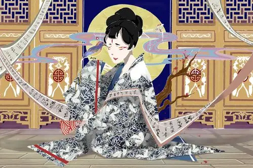 和风尝试|插画|插画习作|竹染七 - 原创作品 - 站酷 (zcool)