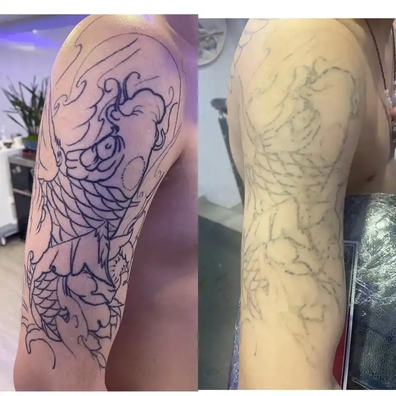 专业洗纹身 #点阵 #有特殊意义的纹身图案有哪些 清洗一次 - 抖音