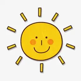 不可商用i太阳卡通手绘太阳太阳图标小太阳太阳矢量太阳光芒红太阳