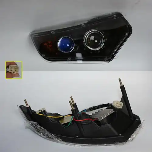 适用于电动三轮车前大灯led透镜灯总成丽颖宝马款四轮车前转向灯行车