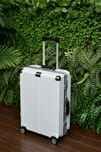 复古防刮防震铝框拉杆箱纯色abs万向轮行