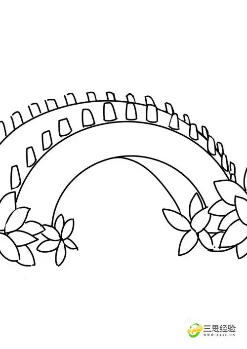 卡通简笔画:小桥怎么画?_三思经验网