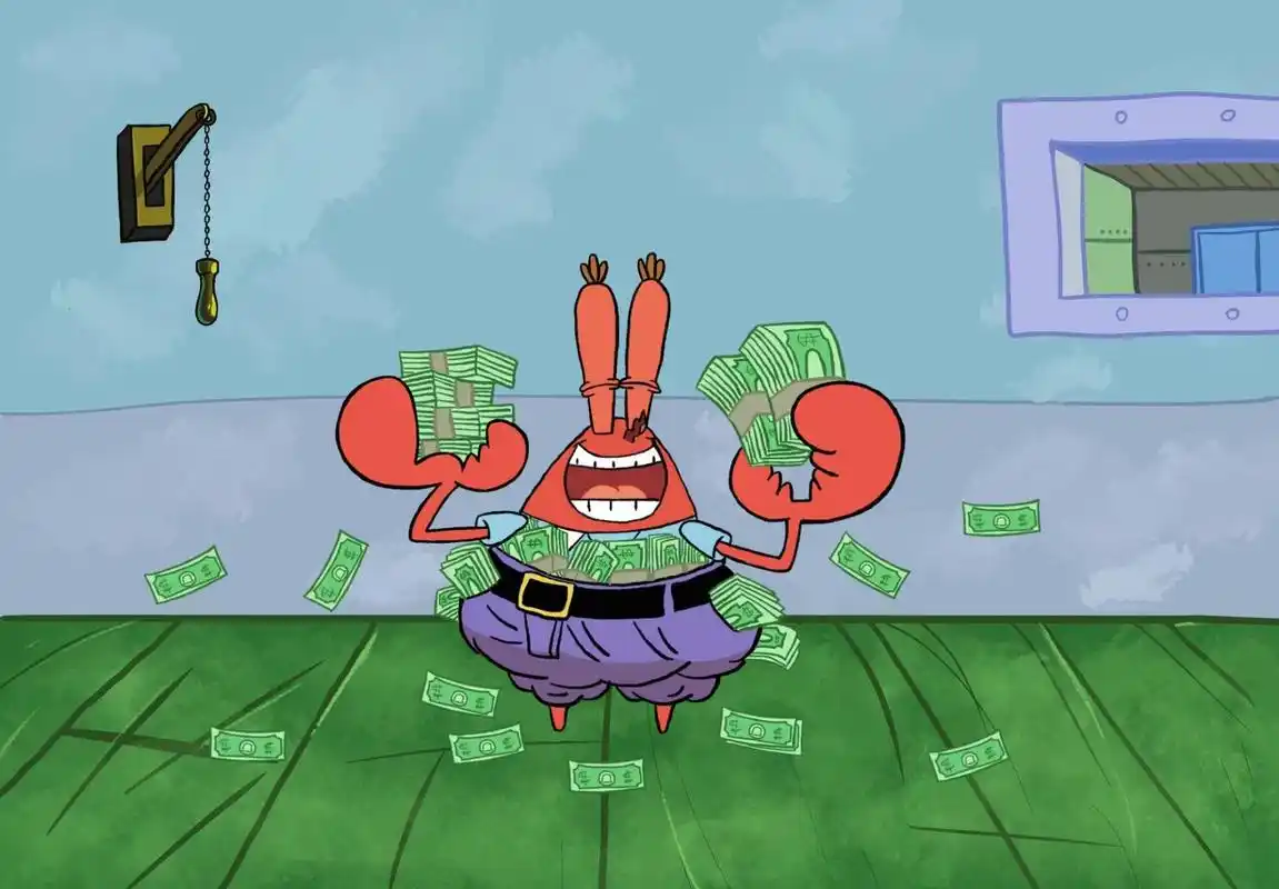 理解蟹老板 成为蟹老板6015       	 因为蟹老板发财壁纸收到很多