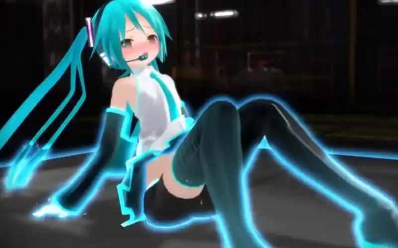 可怜的初音被奇怪的磁场控制住了粘住了ヽ07д