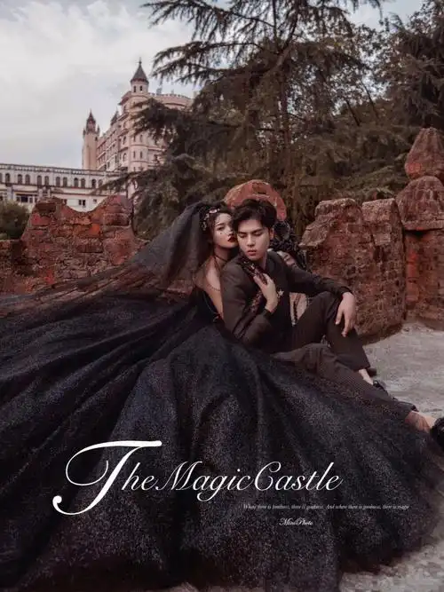 重庆婚纱照暗黑哥特风打破禁忌之美