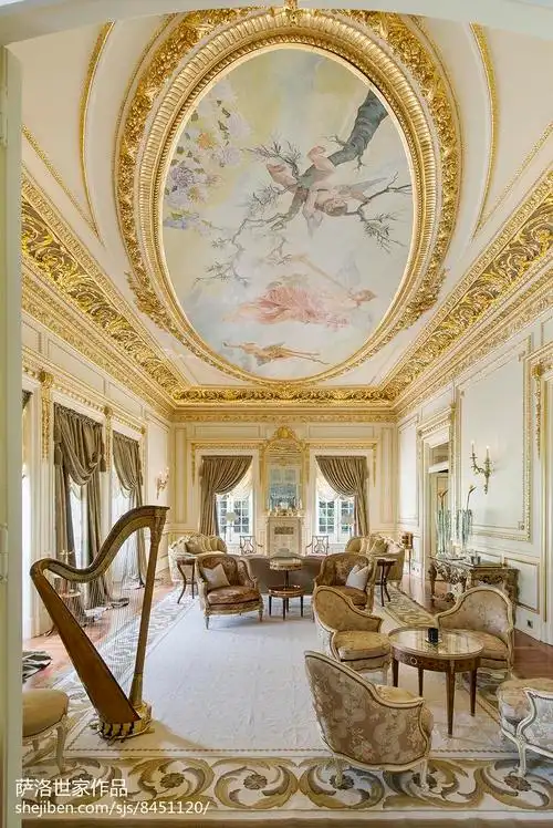 宫殿式别墅客厅设计图