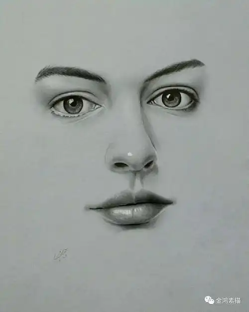 伊拉克画家 husam wleed教你画五官 | 素描