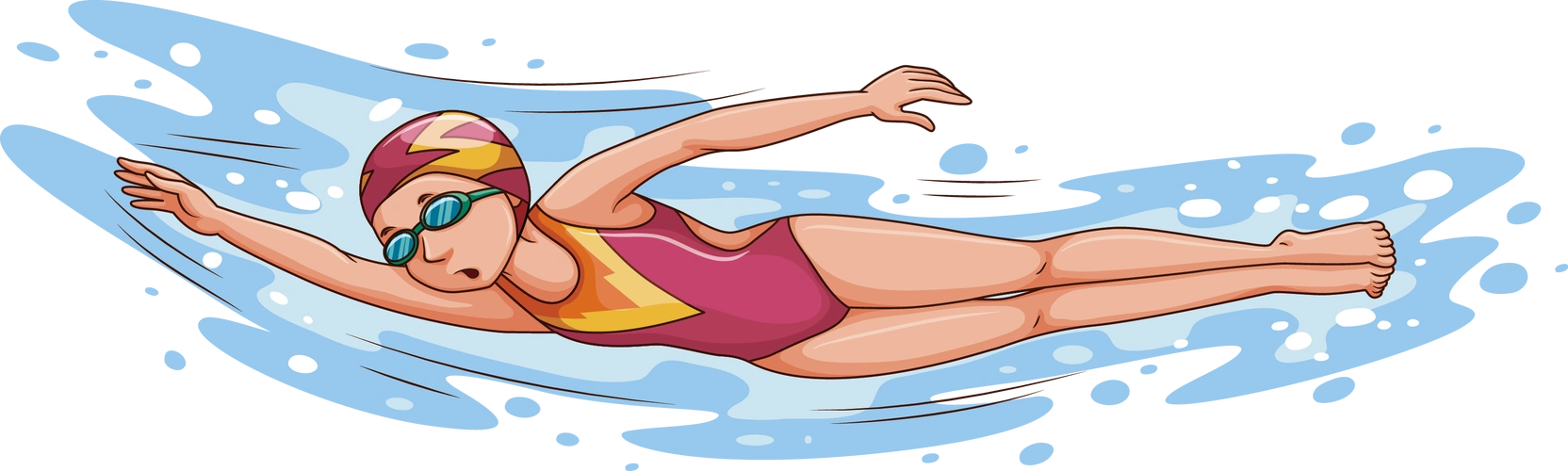 女子游泳培训招生图片