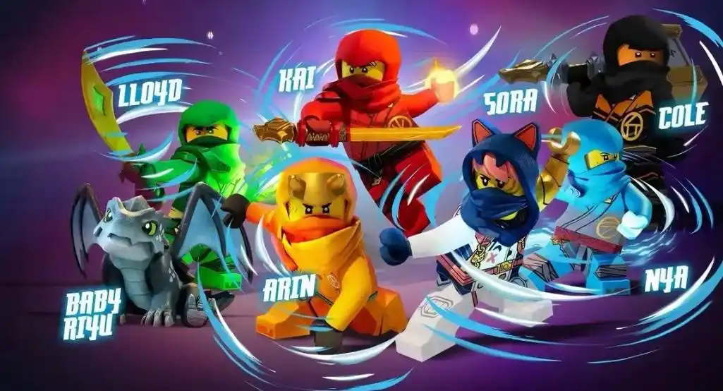 乐高幻影忍者,第十七季人物海报#乐高 #乐高幻影忍者 #积木 - 抖音