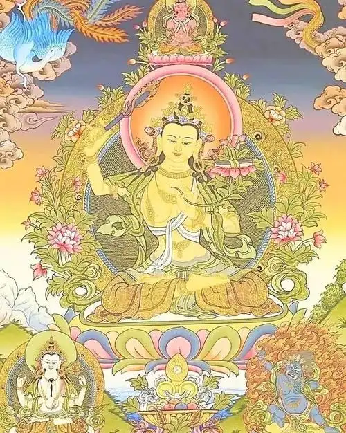 【五台山-文殊菩萨精美图片8张】【极乐世界精美图片6张】108张精美佛