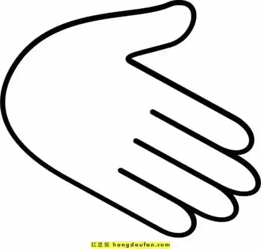 17张卡通手掌小学生简笔画手掌要如何画手掌图纸下载