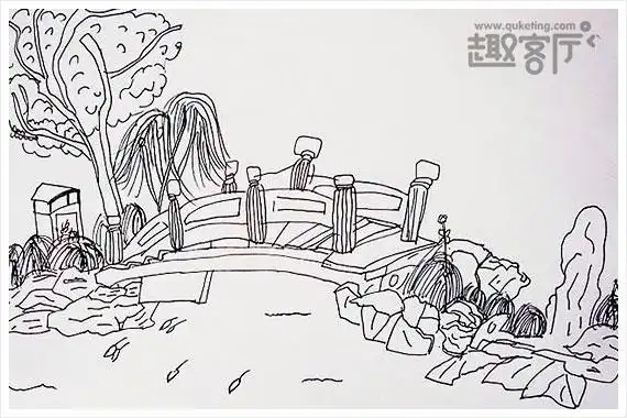 风景画简笔画图片儿童风景画简笔画大全