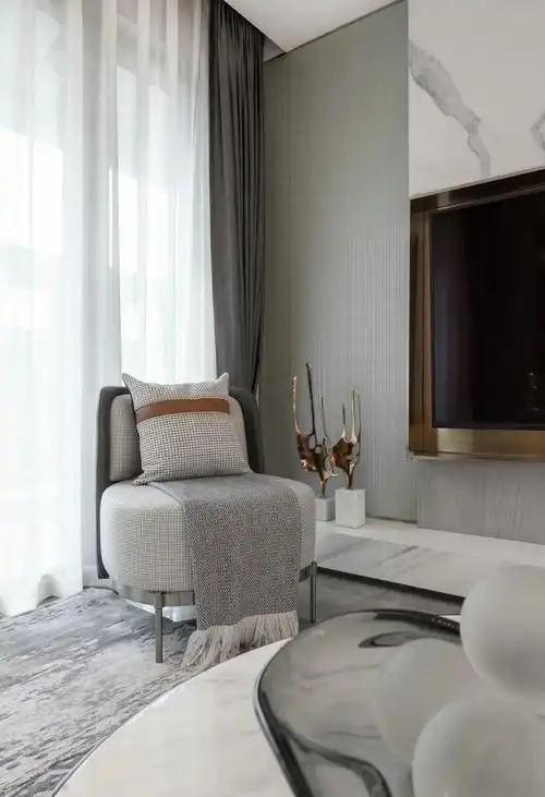 高级灰轻奢装修风格效果图