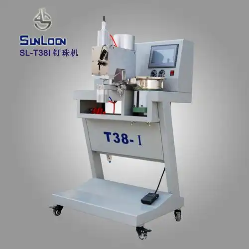 越祥机械供应sl-t 38 高速钉泡珠机 全自动钉珠 自动钉珠
