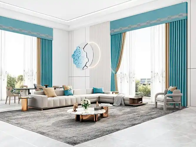 客厅窗帘颜色该如何搭配?